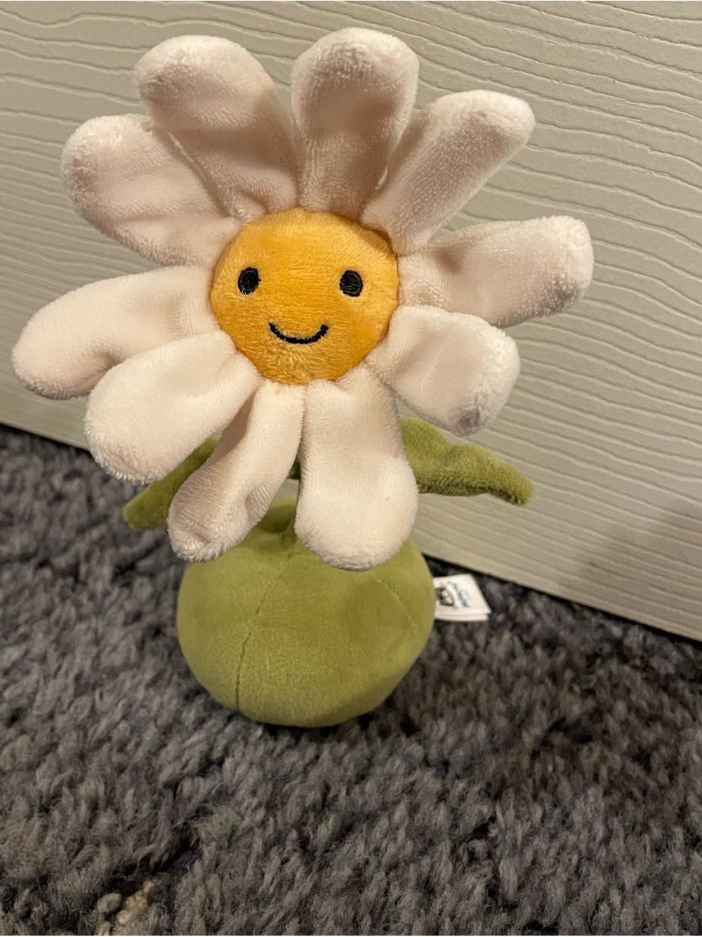 Jellycat Daisy Flowerlette White Flower Plush Very Good Condition
